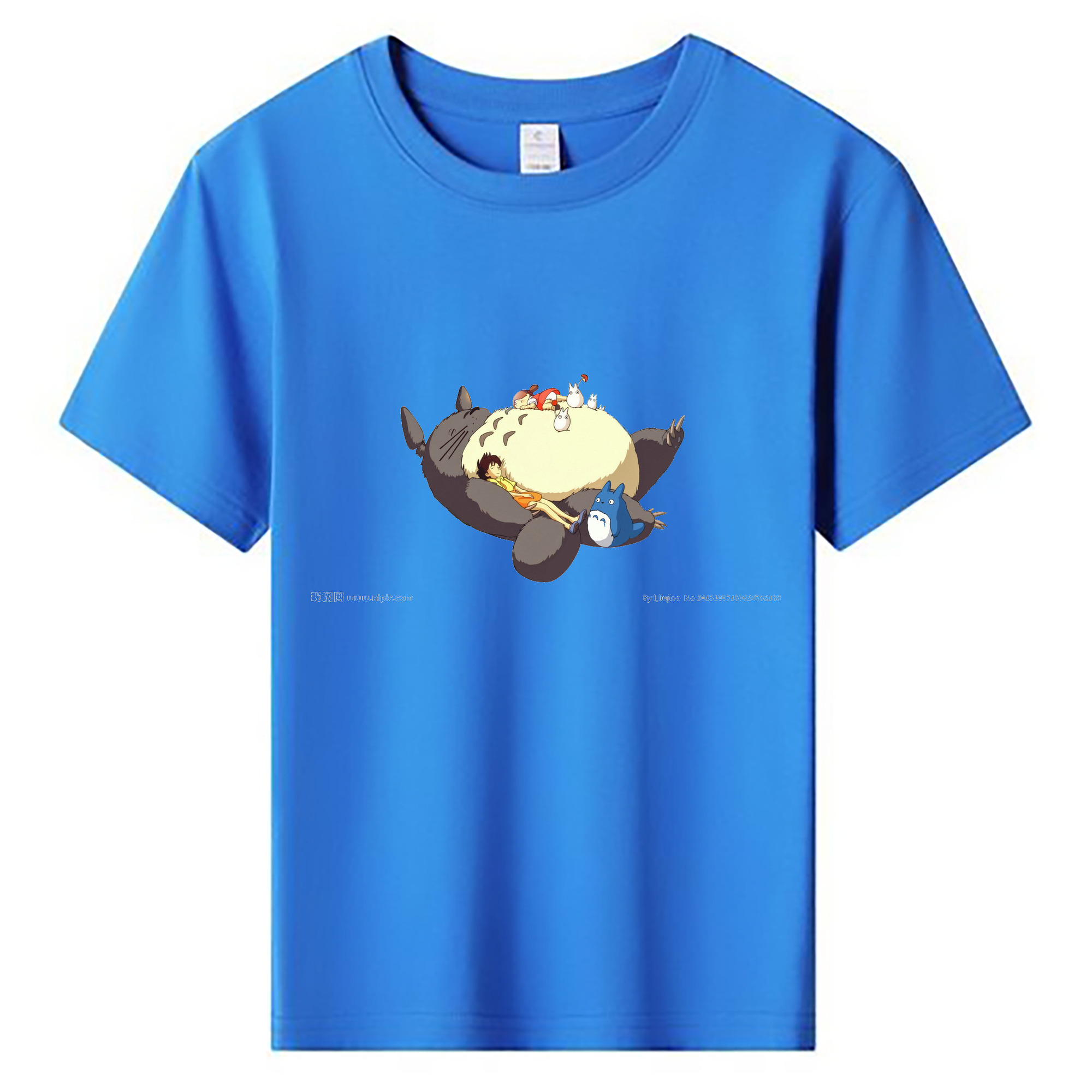 （画像用） となりのトトロ 草壁メイ 草壁サツキ My Neighbor Totoro Satsuki Kusakabe Mei Kusakabe 綿100％キッズTシャツ（フロントプリント）